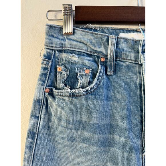 Mother Superior NWT The Tripper Flood Fray Left In The Dust Medium Wash size 26 - Picture 10 of 16